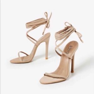 Sexy lace up heels